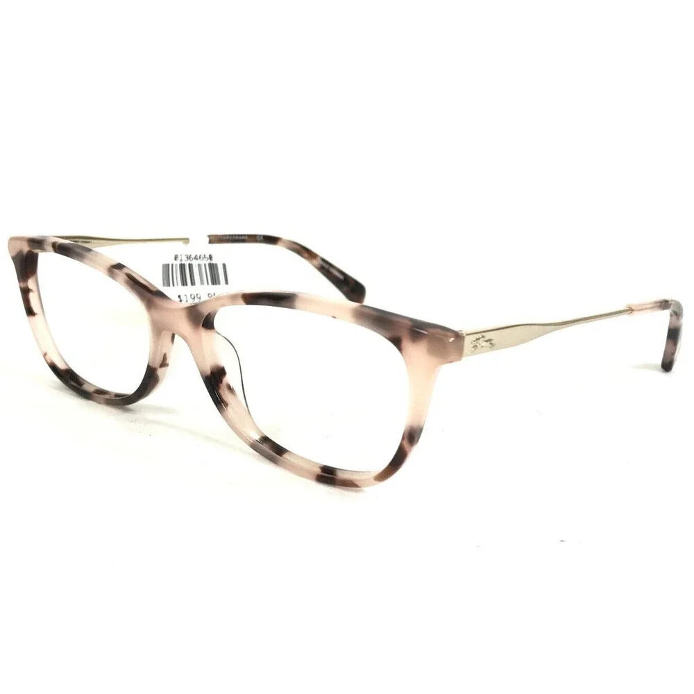 Longchamp Eyeglasses Frames LO2675 517 Pink Tortoise Gold Cat Eye 54-15-140